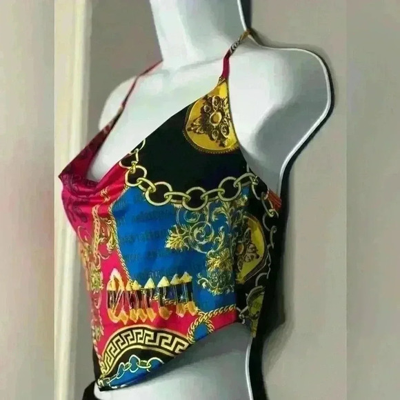 Weaver Colorful Halter Top (490) - Picture 5 of 9